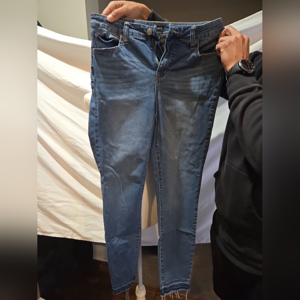 Women's Stretch Blue Jeans